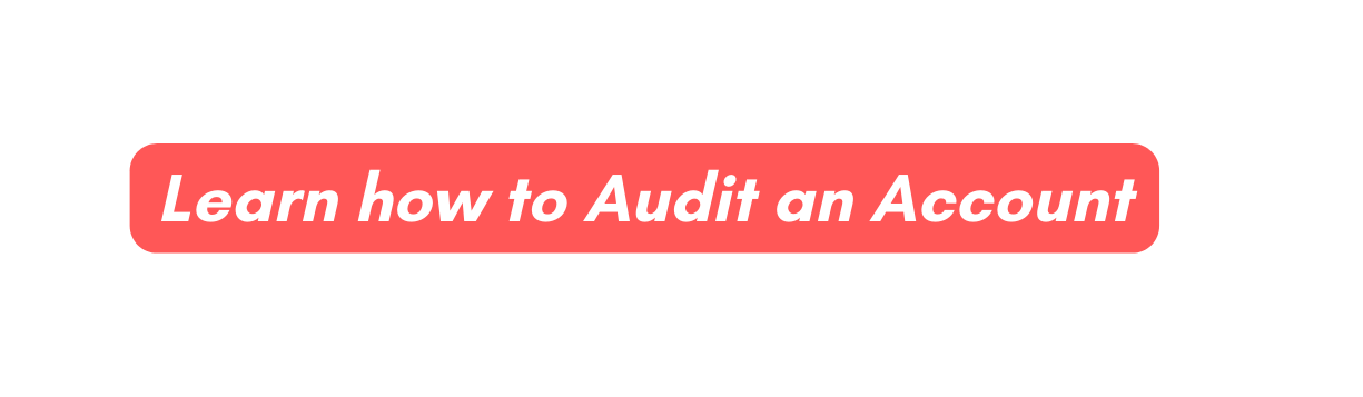 Learn how to Audit an Account